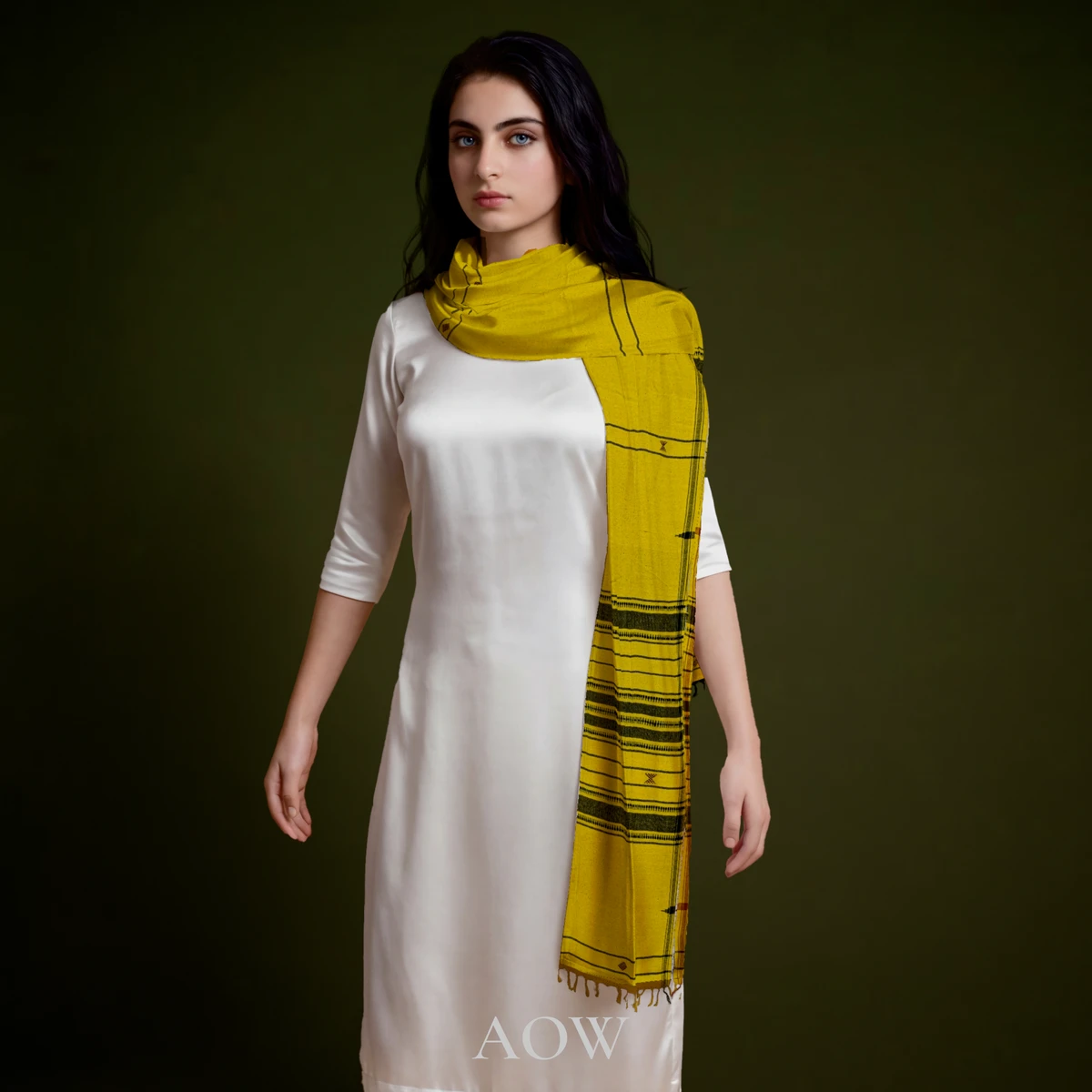 Yellow Kotpad Cotton Dupatta