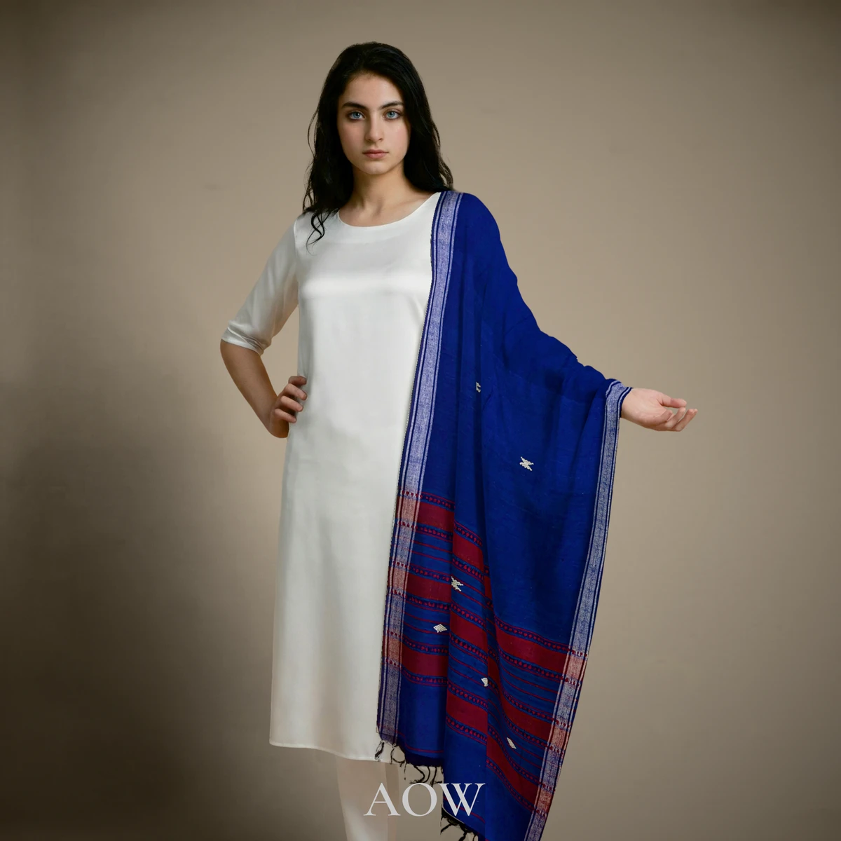 Blue Kotpad Cotton Dupatta