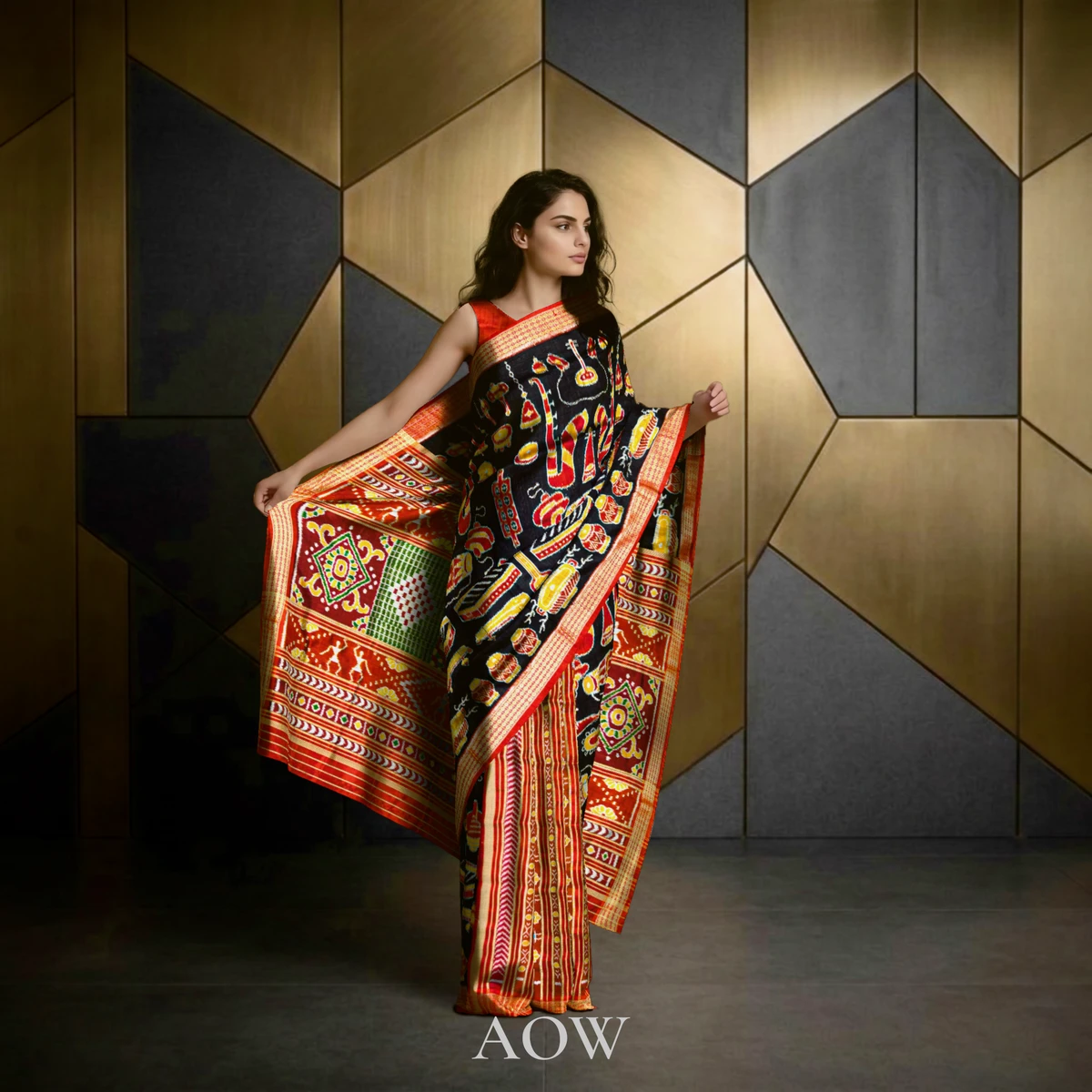 Badya jantra Khandua Pata Saree