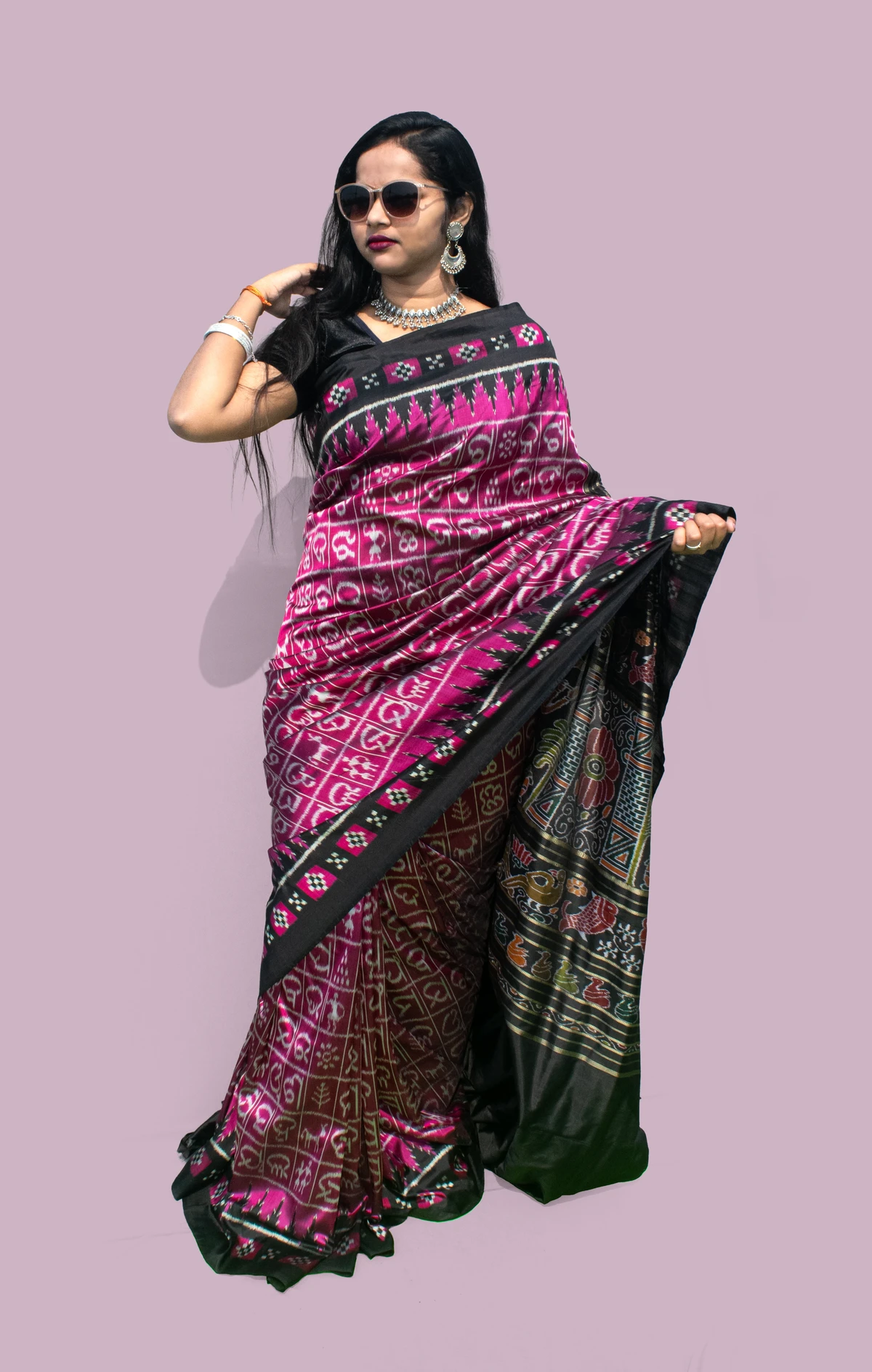 Odia Alphabet Khandua Pata Saree