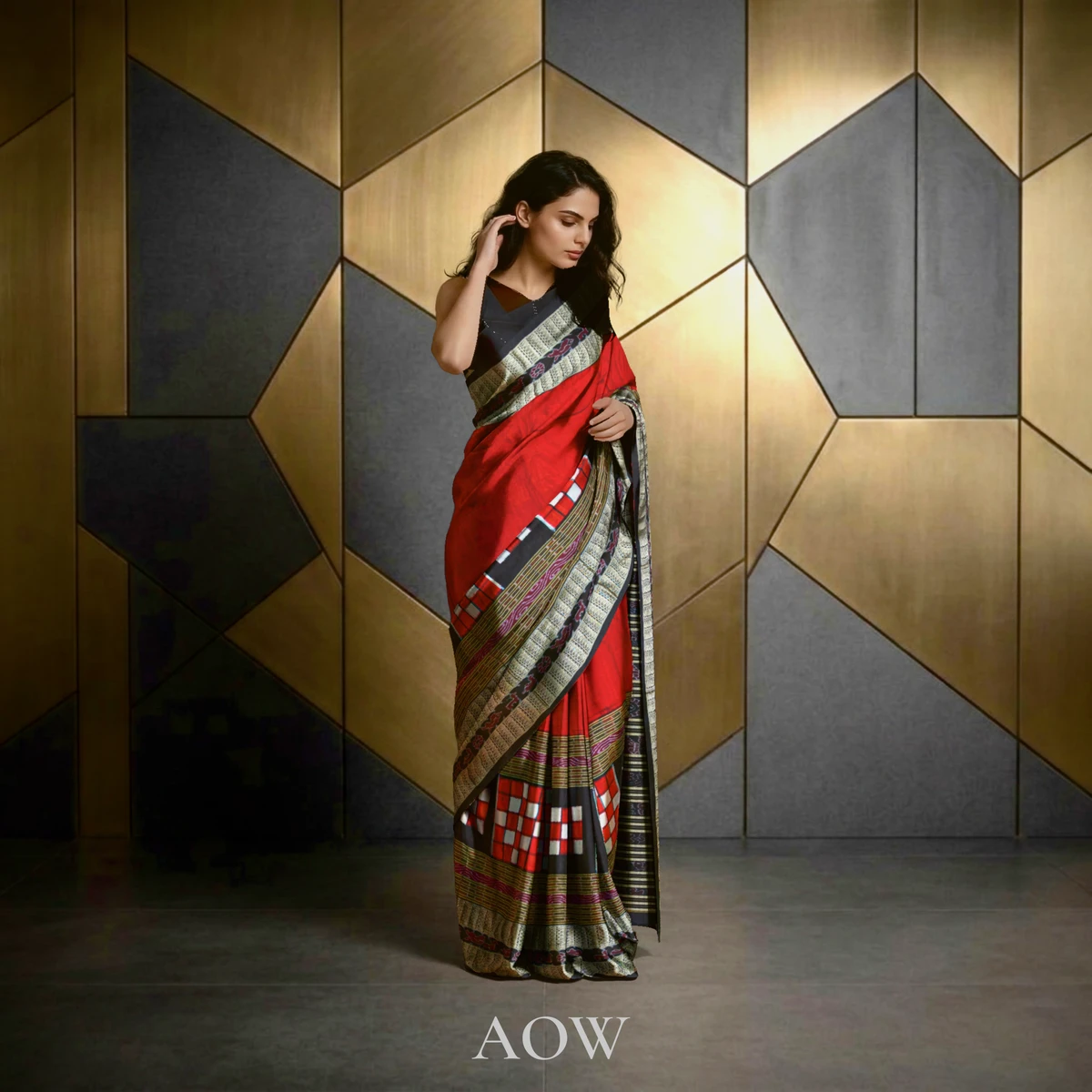 Bichitrapuri Pure Pata Saree