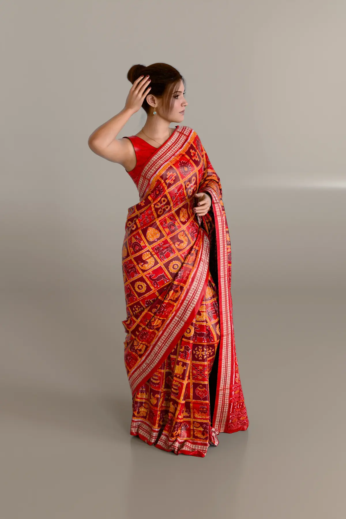 Madhuri Nabakothi Sambalpuri Pure Pata Saree