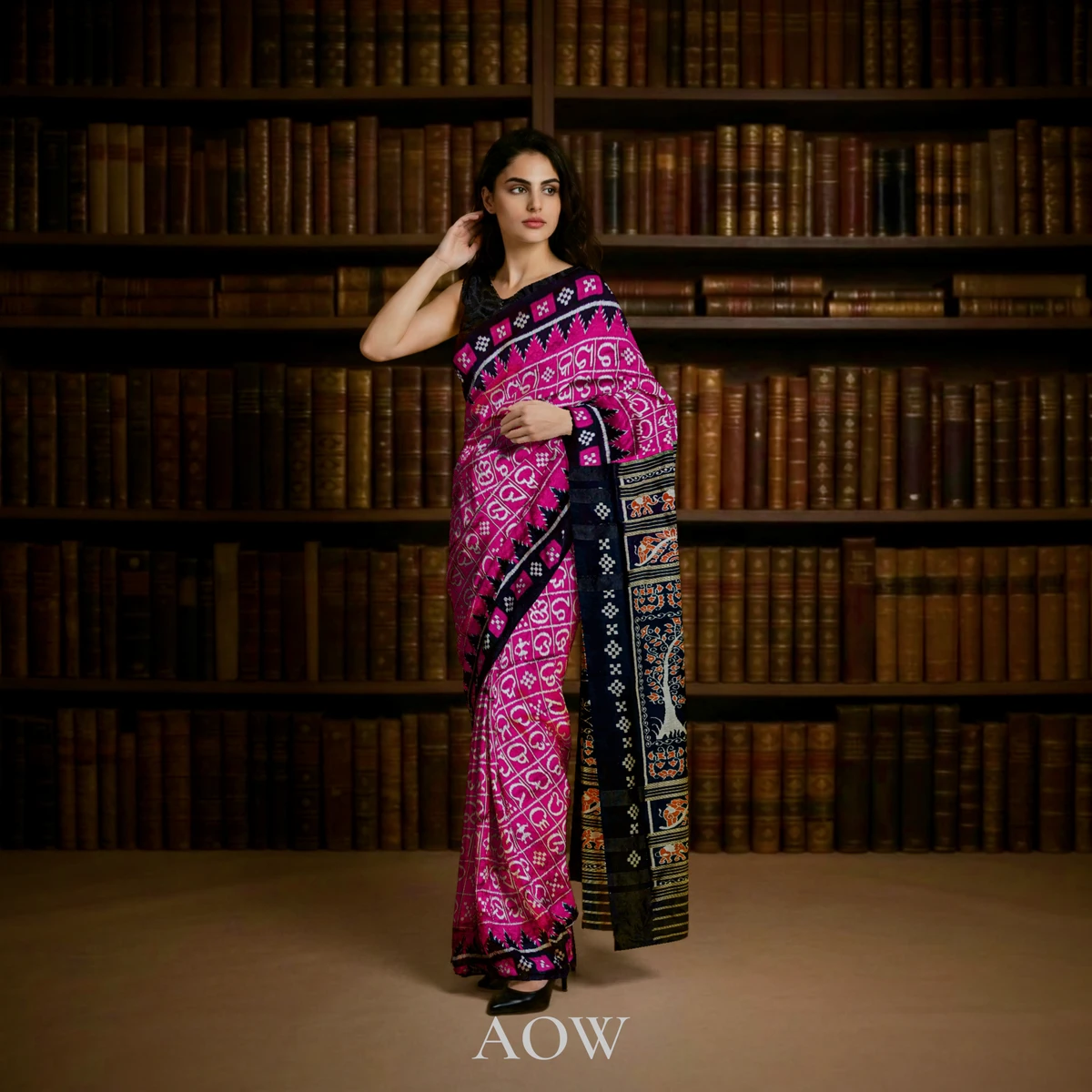 Odia Alphabet Khandua Pata Saree