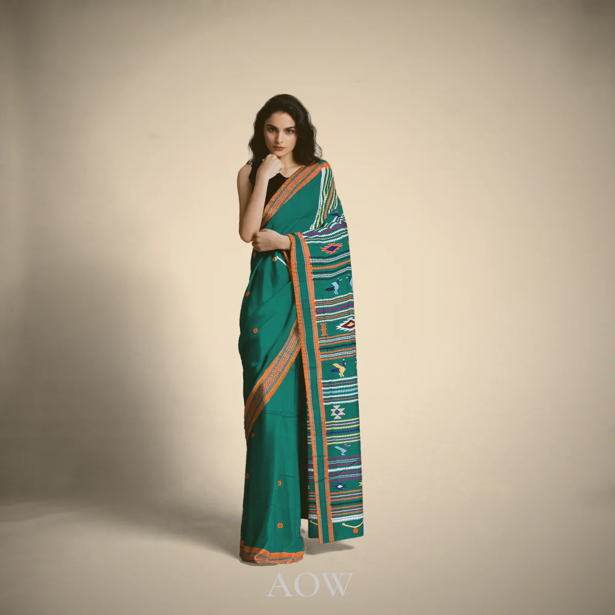 Sumati Ganjam Bomkei Cotton Saree